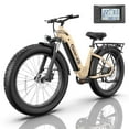 thumbnail image 1 of Gocio 26" Fat Tire Electric Mountain Bike for Adults, 1350W Peak Motor, 48V 15Ah (720Wh) Removable Battery, 22 Mph, 7-Speed Off-Road Ebike, UL2849 Certified, 1 of 12