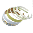 thumbnail image 1 of Gocvo 8Pcs Hair Headbands for Women, Fashion Wide Headbands Multi-style Women Headbands Trendy Hair Accessories, Green, 1 of 4