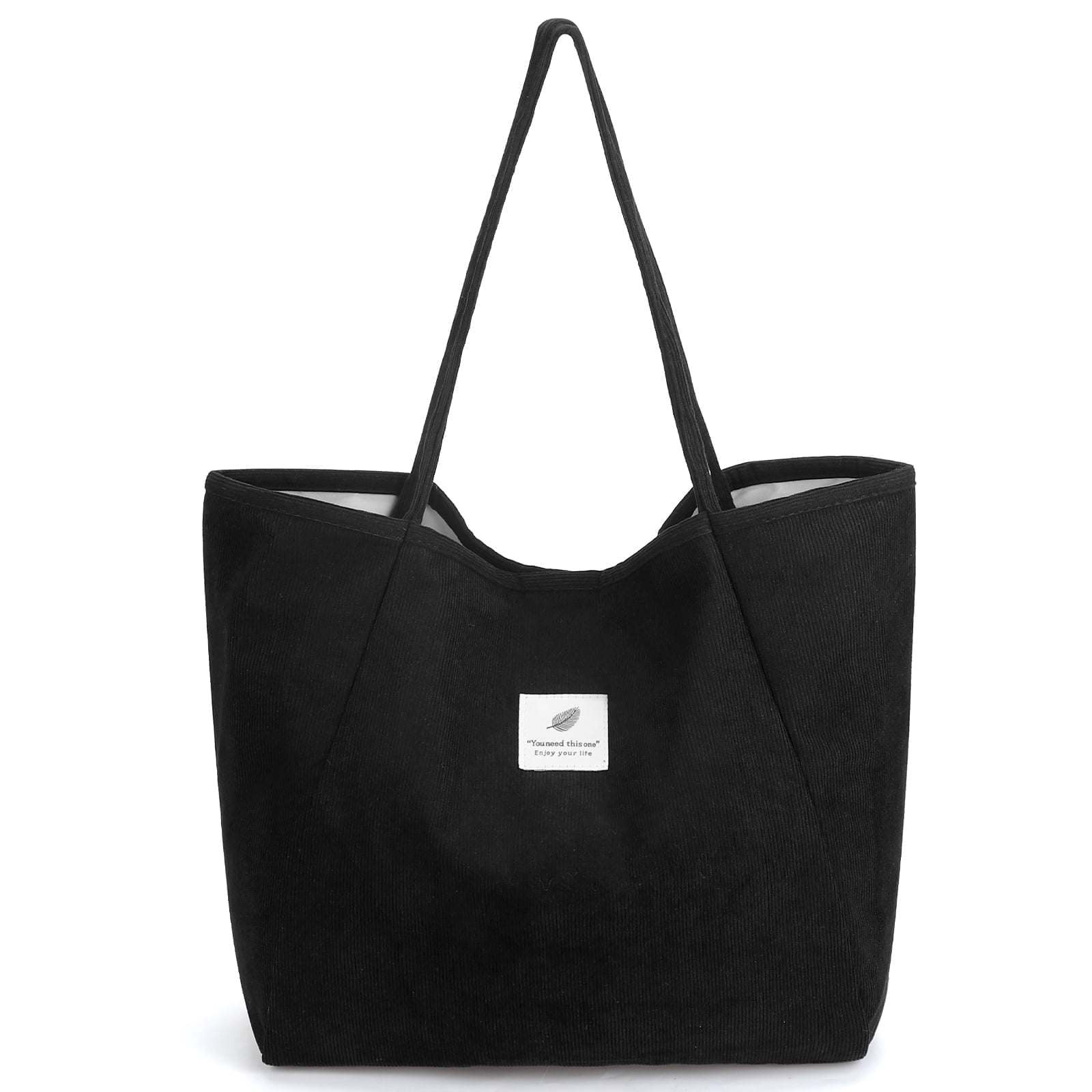 Gocvo Canvas Tote Bag - Cow Print Hobo Shoulder Bag, Large Capacity Crossbody Bag For Women - View #8