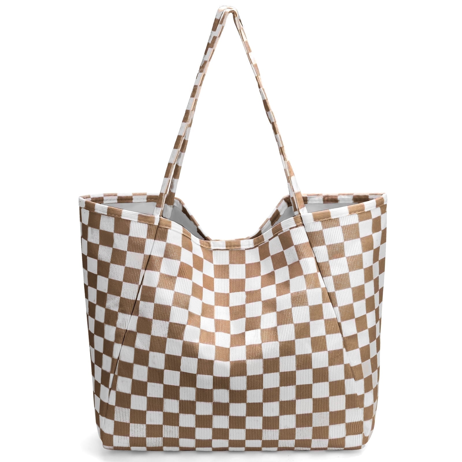 Gocvo Corduroy Tote Bag, Extra Large Tote Bag for Women, Soft and