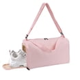 thumbnail image 1 of Gocvo Small Gym Bag for Women Men, Lightweight Duffle Bag Small Travel Bag with Wet Pocket for Gym Yoga Swim (Pink), 1 of 10