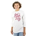 thumbnail image 1 of God Above All Else Religious Women's Long Sleeve T Shirt Brisco Brands S, 1 of 6