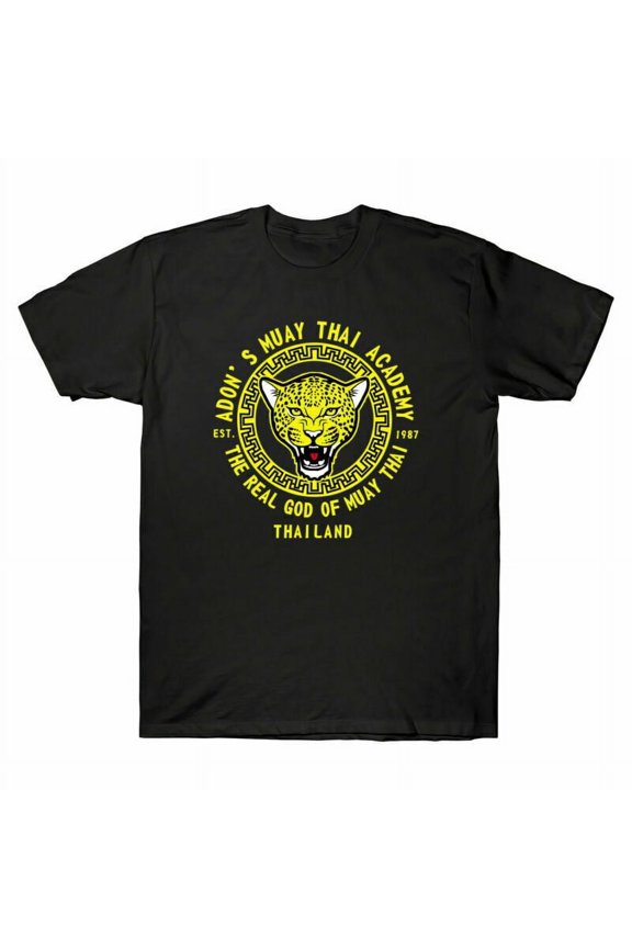 God Adon's Real Muay Thai Men's Academy of Retro Thai Sleeve Muay The Tee Short