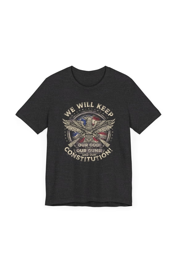 God And Guns Freedom T-Shirt I Patriotic Gift American Eagle Shirt