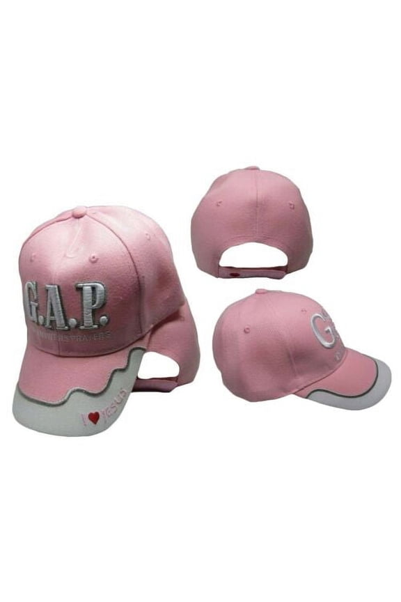 God Answers Prayers Embroidered Jesus Christ Ball Cap Hat 814 (Pink) CAP814