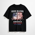 thumbnail image 1 of God Bless America 250 Years 1776-2026 Christian Cross Flag T-Shirt, 1 of 7