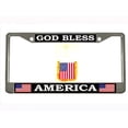 thumbnail image 1 of God Bless America Design Heavy Duty Metal Car License Plate Frame Auto Tag Holder, 1 of 2