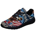 thumbnail image 1 of God Bless America Eagle Shoes Sneakers for Women Men Black Size 3.5, 1 of 1