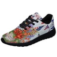 thumbnail image 1 of God Bless America Happy 4th July Independence Day Patriot Flowers Shoes Sneakers Black Size 8.5, 1 of 7