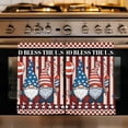 thumbnail image 1 of God Bless America Kitchen Towels Set of 3, Gnomes Red Blue Stripes Stars Country Absorbent Dish Towels for Kitchen, Microfiber Hand Towel, Quick Drying Tea Towel for Cleaning Decorative Dishcloths, 1 of 7