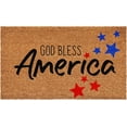 thumbnail image 1 of God Bless America Mats for Front Door Entry Front Porch Doormat Non-Slip Carpet Rugs Floor Mat Decorative for Home Bathroom Kitchen Indoor 18x30 Inch, 1 of 6