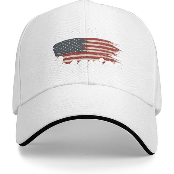 God Bless America Patriotic USA Baseball Cap Summer Sun Hat Gift Women Trucker Hat Snapback Hat Men Dad Hat Black