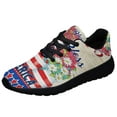thumbnail image 1 of God Bless America Print Sneakers Lightweight Comfortable Running Shoes for Men Women Black Size 7, 1 of 7