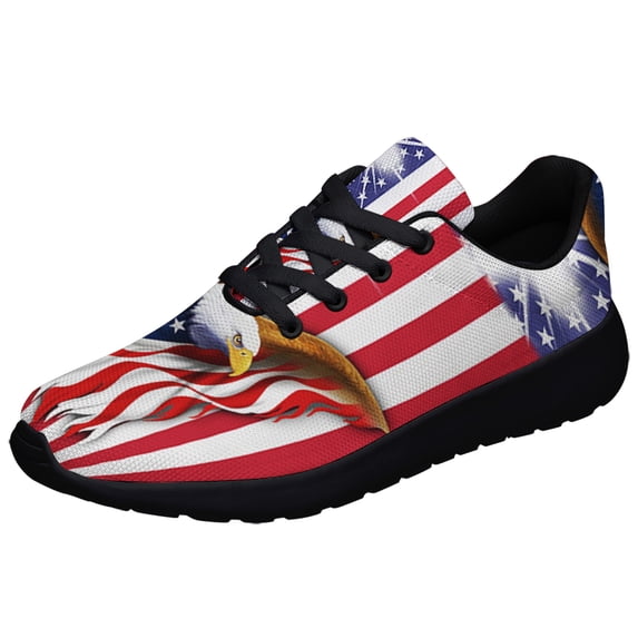 God Bless America Shoes Sneakers for Women Men Black Size 7.5