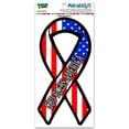 thumbnail image 1 of God Bless America USA Flag Support Ribbon Patriotic United States Automotive Car Refrigerator Locker Vinyl Magnet, 1 of 1