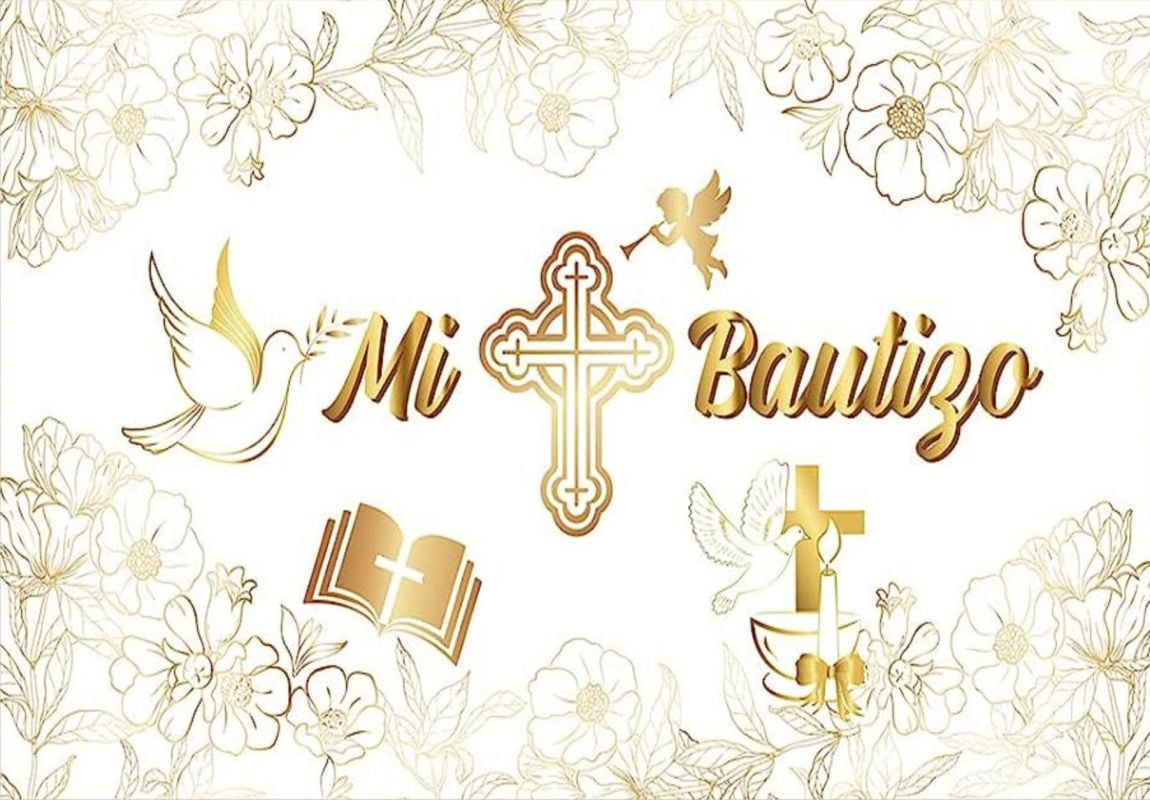 Communion Backdrop God Bless Photography Backdrop - Rose & Butterfly ...