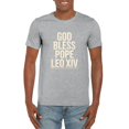 thumbnail image 1 of God Bless Pope Leo XIV Faithful Catholic Humor Inspired Graphic T-Shirt, for men & women, up to size 5XL, 1 of 3
