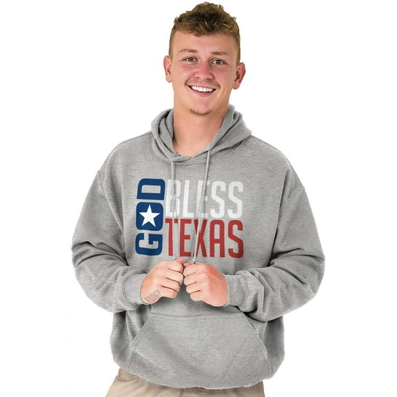 God Bless Texas Cute Christian Pride Hoodie Sweatshirt Women Men Brisco Brands S