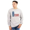thumbnail image 1 of God Bless Texas Cute Christian Pride Long Sleeve TShirt Men Women Brisco Brands S, 1 of 6