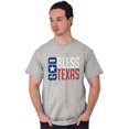 thumbnail image 1 of God Bless Texas Cute Christian Pride Plus Size Crewneck Graphic Tee Shirt Brisco Brands 3X, 1 of 3