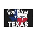 thumbnail image 1 of God Bless Texas Flag 3x5 Ft Outdoor Indoor With Grommet Garden Yard Banner Decorative Sign, 1 of 6