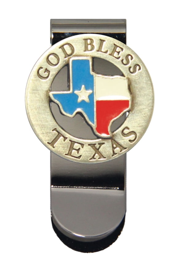 God Bless Texas Money Clip