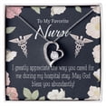 thumbnail image 1 of God Bless You Abundantly! Healthcare Medical Worker Nurse Appreciation Forever Necklace w Message Card, 1 of 20