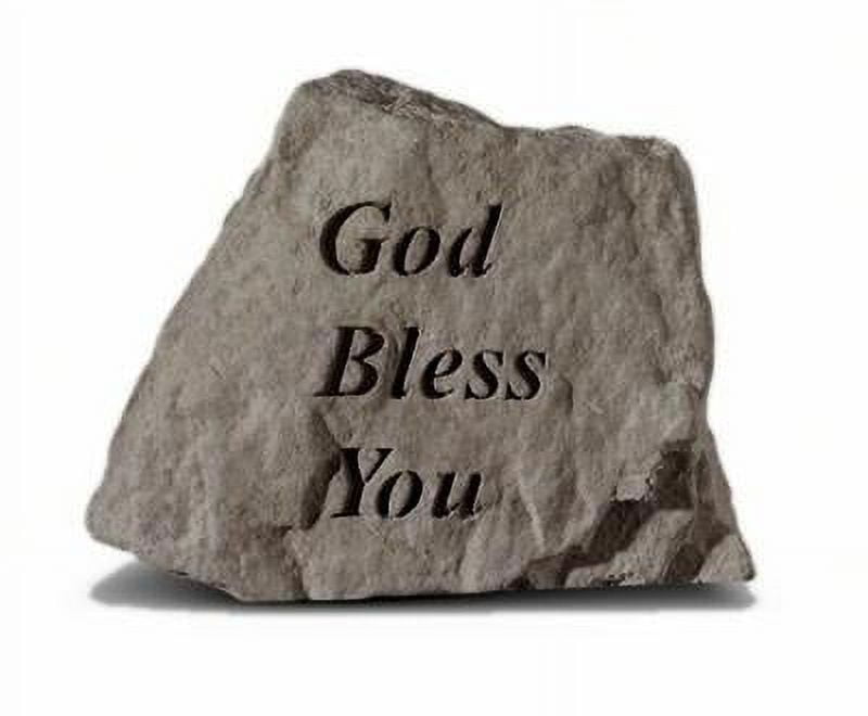 【BLESS】Lampknot stones God Bless You Inspirational Garden Stone - Walmart.com