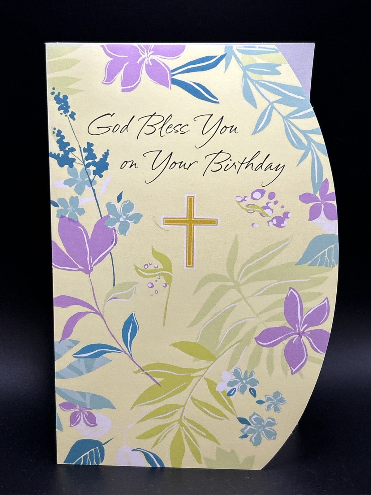 God Bless You On Your Birthday Greeting Card w/Envelope - Walmart.com
