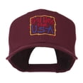 thumbnail image 1 of God Bless the USA Embroidered Cap - Maroon OSFM, 1 of 5