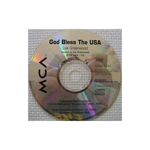 God Bless the USA  Music CD  2001 Release - Sold by gmusic