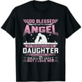 thumbnail image 1 of God Blessed Me with an Angel My Freaking Awesome Daughter T-Shirt, 1 of 4