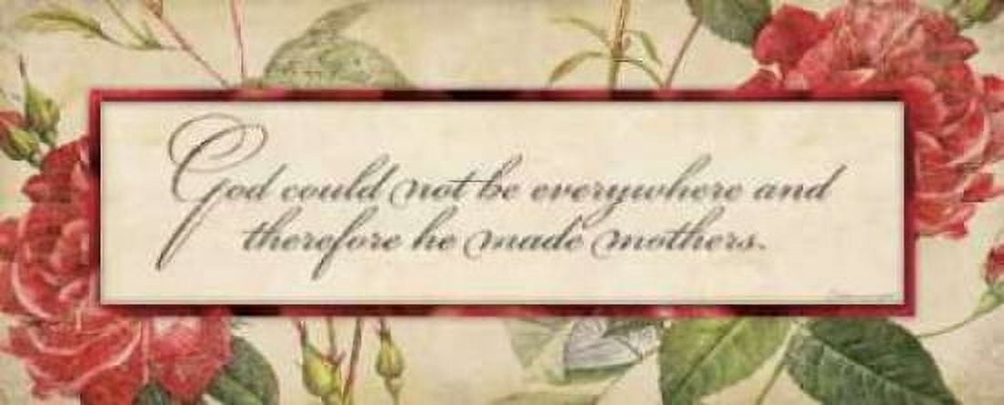 God Could Not Canvas Art - Stephanie Marrott (24 x 48)