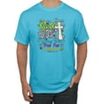 thumbnail image 1 of God Didn't Bring You This Far To Leave You Religious Inspirational/Christian Men's Graphic T-Shirt, Light Turquoise, Small, 1 of 3