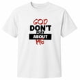 thumbnail image 1 of God Don't Play About Me Graphic T-Shirt, Unisex Classic Fit Crew Neck Tee, 1 of 9