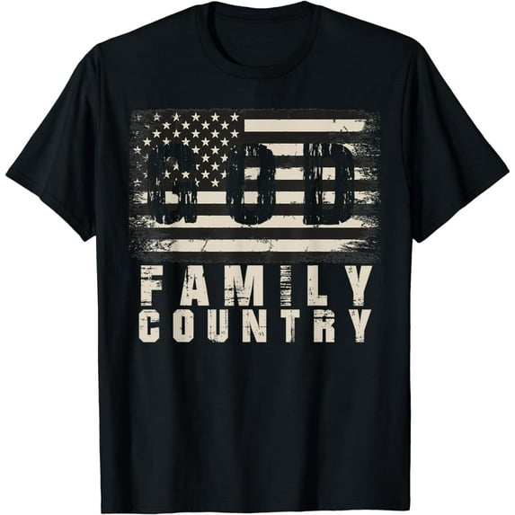 God Family Country Patriotic Proud Soldier USA Memorial Day T-Shirt
