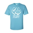 thumbnail image 1 of God First Christian Unisex Short Sleeve T-shirt-Sky-2XL, 1 of 4
