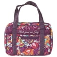thumbnail image 1 of God Gave Me Joy Purple Paisley Large Print Quilted Cotton Fabric Bible Cover, 1 of 1