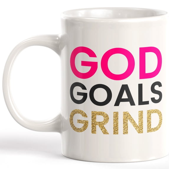 God Goals Grind 11oz Coffee Mug