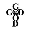 thumbnail image 1 of God is Good Metal Wall Sign | Religious Faith Christian Home Accent | Christianity Home Decor Decorative Accent Wall Art | Indoor Outdoor - 3 Sizes / 13 Colors | Made in USA, 1 of 6