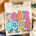 thumbnail image 1 of God is Good All the Time Sweatshirt, Preppy Christian Shirt, Christian Women Sweatshirt, Everyday Christian Shirt, Bible Verse Sweatshirt, Checkered Christian Shirt, 1 of 5