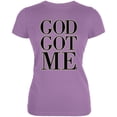 thumbnail image 1 of God Got Me Juniors Soft T Shirt Dusty Violet X-LG, 1 of 1