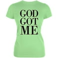 thumbnail image 1 of God Got Me Juniors Soft T Shirt Mint SM, 1 of 1