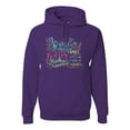 thumbnail image 1 of God Grant Me Serenity Courage and Wisdom Prayer Faith Inspirational/Christian Unisex Graphic Hoodie Sweatshirt, Purple, X-Large, 1 of 3