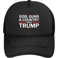 God, Guns & Country Trump 2024 Vote Republican 2nd America Amendment