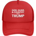 God, Guns & Country Trump 2024 Vote Republican 2nd America Amendment