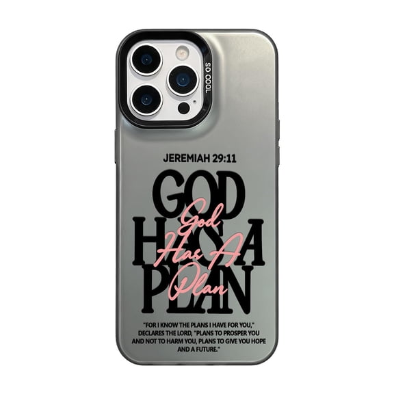 "God Has A Plan Christian Phone Case for IPhone " Case Soft TPU Slim Shockproof