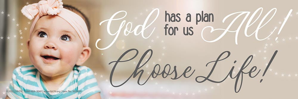 God Has A Plan Pro-Life Bookmark (Pack of 100)
