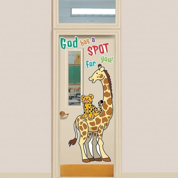 God Has A Spot For You Door Decor Set - Educational - 13 Pieces