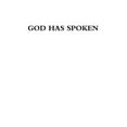 thumbnail image 1 of God Has Spoken, (Paperback), 1 of 1
